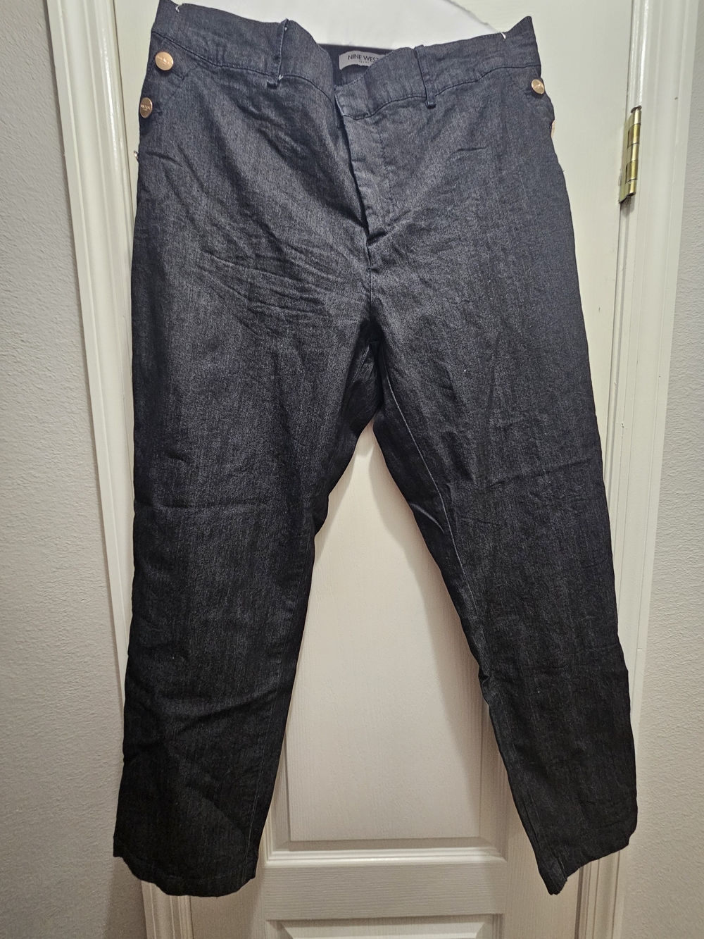 Nine West Men's Slim Straight Dark Indigo Jeans